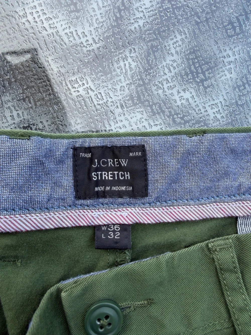 J. Crew Olive Green Chinos - Straight Leg